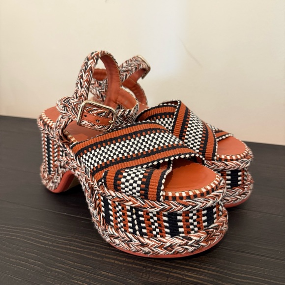 Chloe MERIL 100 WOVEN PLATFORM SANDALS - Picture 7 of 7